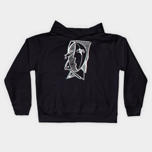 Amazing surreal lines Kids Hoodie